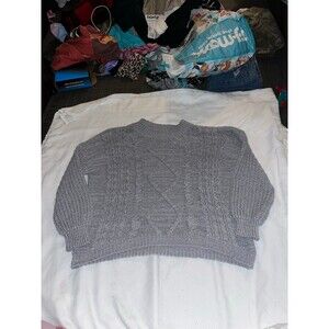 Women’s SO Grey Long Sleeve Sweater Size XXL